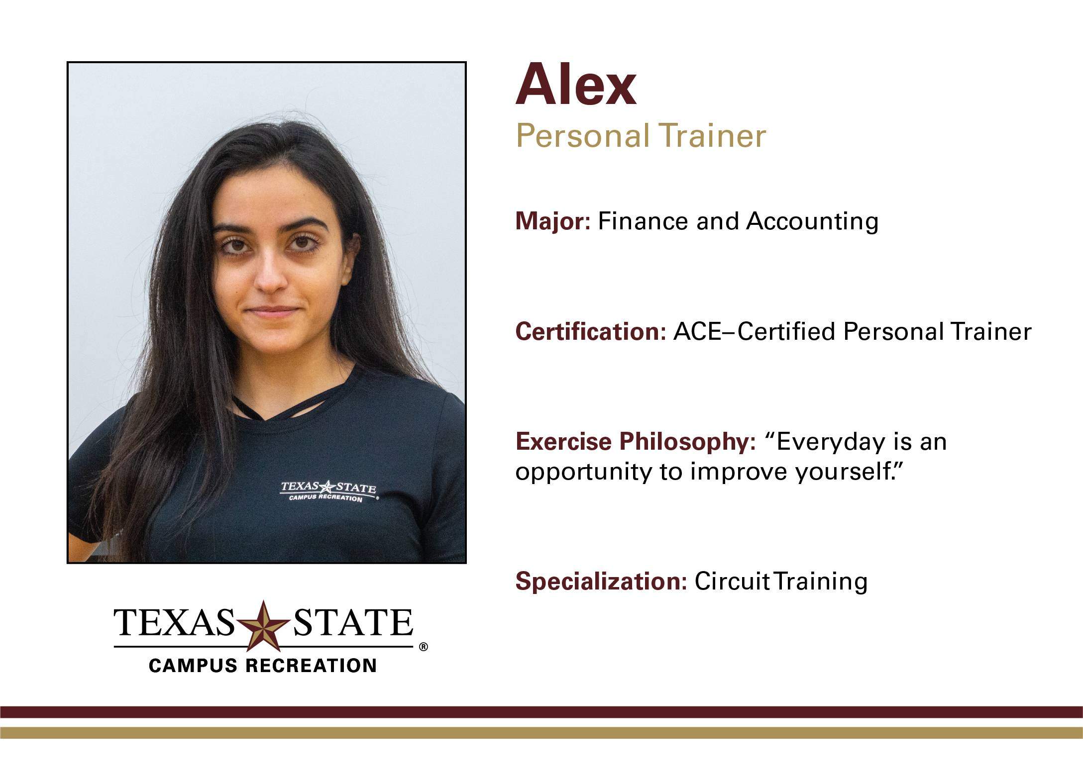A bio of Alex one of the SRC trainers