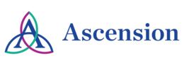 Ascension Logo. It includes an A with Celtic inspired lines around a capital "A"